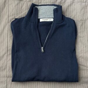 🔺CLOSET SALE: EVERYTHING MUST GO🔺 Old Navy Men's Dark Blue Zip-Up Sweater